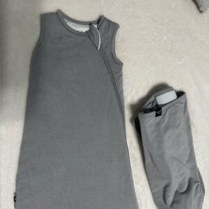 Kyte BABY Gray Sleep Sack with swaddler 1.0 TOG- washed never worn!